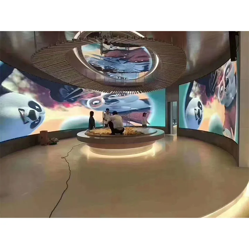 Kopen Indoor P2.6 Gebogen Led Display 500*500Mm Rgb Spuitgieten Aluminium Kast Pixel Full Color Smd Flexibele Led Panel Led Scherm