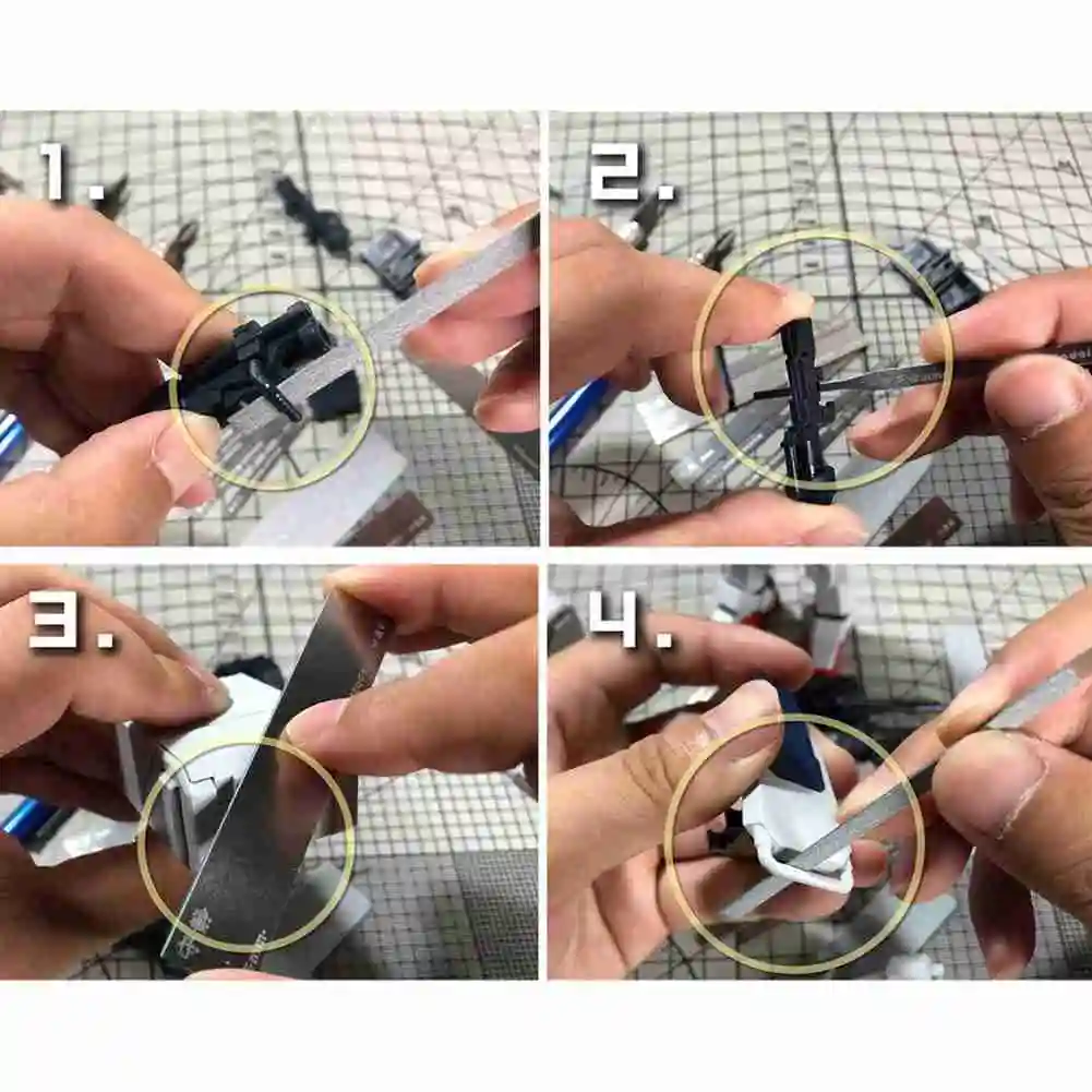 

2021 NEW Stainless Steel Sanding Plate Bottle Tool Sandpaper Sander Heart Flow 6 Small Files And 4 General Files