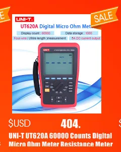 ЖК-дисплей с подсветкой UNI-T UT501A 100V-1000V мегомметром изоляции заземления Измеритель сопротивления заземления тестер Мегаомметр вольтметр