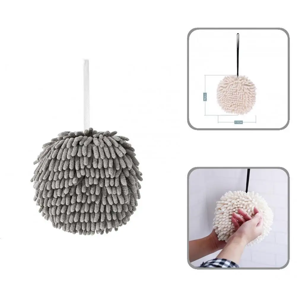 

Fast Drying High Quality Washable Hanging Kitchen Towels Colorfast Hanging Hand Towel Thick for Dorm