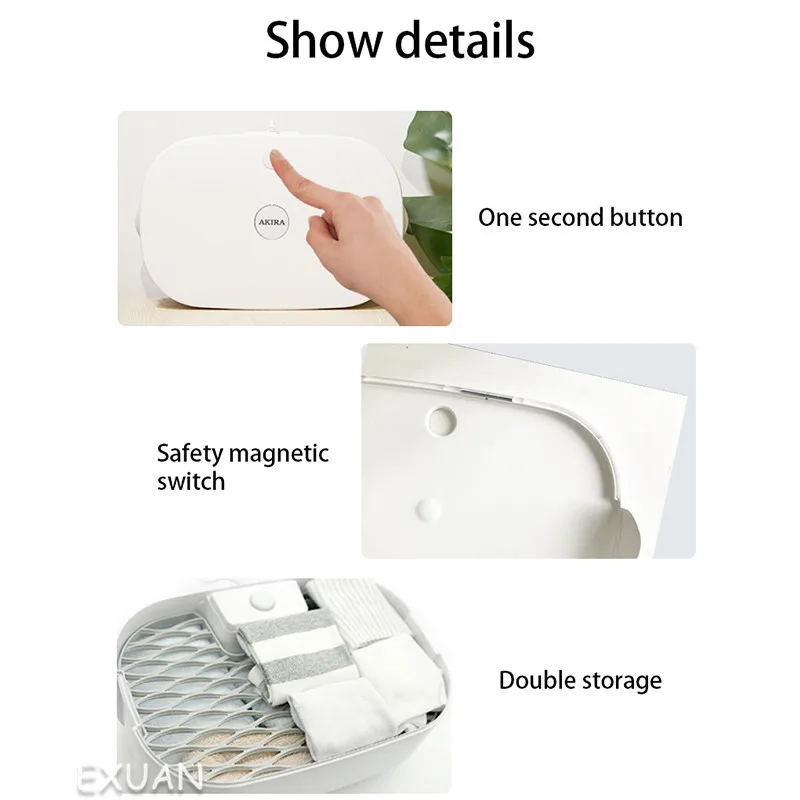 Устройство для дезинфекции нижнего белья домашний небольшой стерилизатор масок