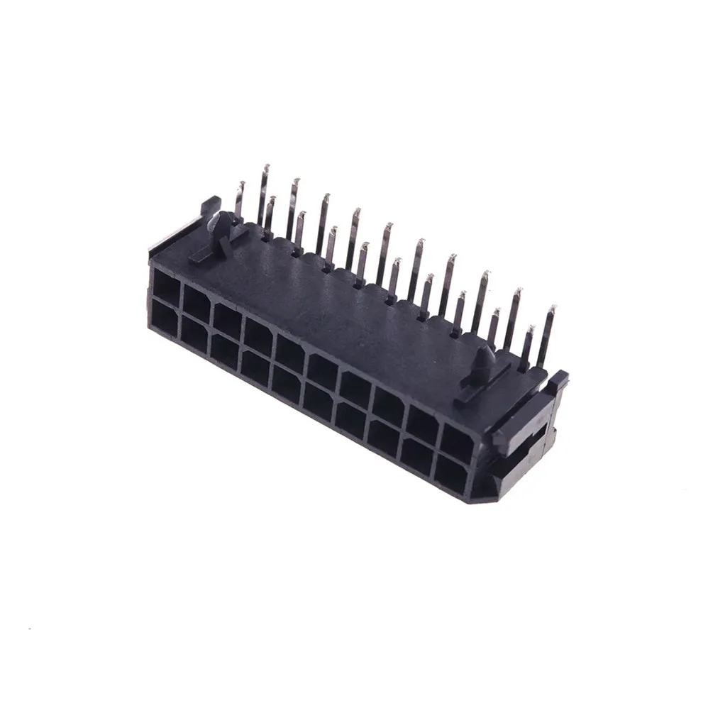 3.0mm Wafer Micro-Fit 3.0 Connector PCB Male Header Right Angle 2 4 6 8 10 12 14 16 18 20 22 24 Pin Board Solder 43045 - купить по