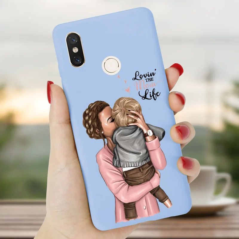 LSMM5 Детский чехол для телефона Super Mom Girl для Xiaomi Redmi Note 8 PRO 8 T 8 T 7 6 5 Plus 5A 6A 7A 8A чехол для Redmi 7 силиконовый чехол-бампер - Цвет: LSMM5