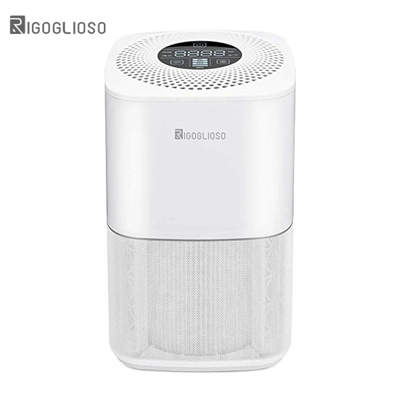 RIGOGLIOSO Air Purifier For Home True HEPA Filters Cleaner Fruit and Vegetable Cleaning Machine Russian Warehouse Big Sale | Бытовая