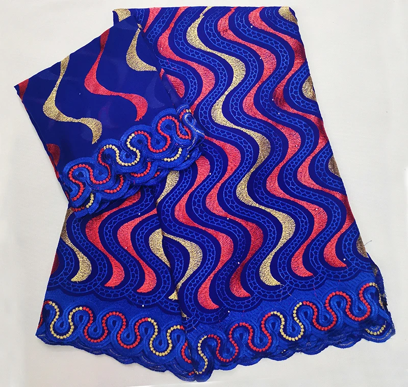 Последняя африканская кружевная ткань желтая швейцарская вуаль кружево высокое