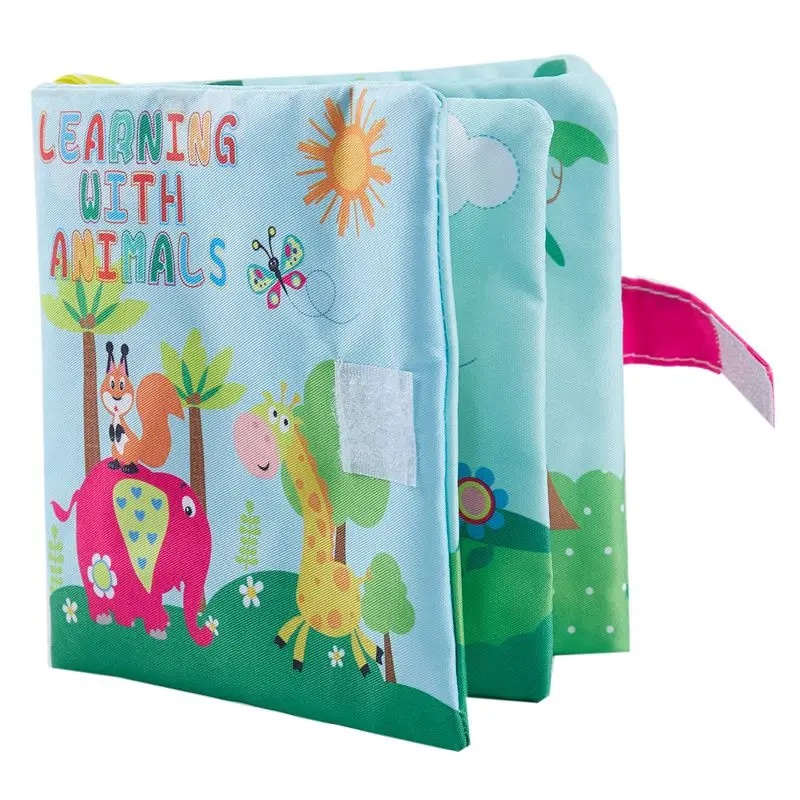 Мягкая детская тканевая книга ранняя развивающая кроватка игрушки для детей 0 36
