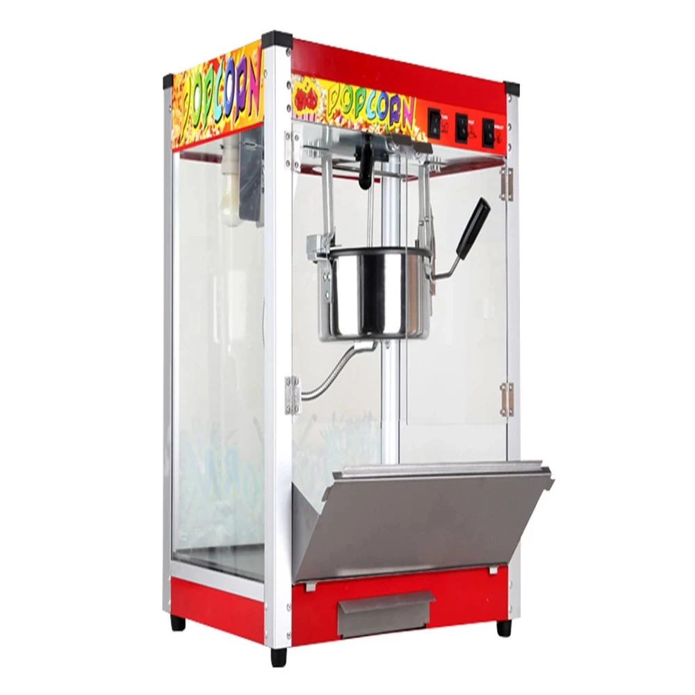 

automatic new fashioned electric commercial kettle caramel mobile popcorn machine maker