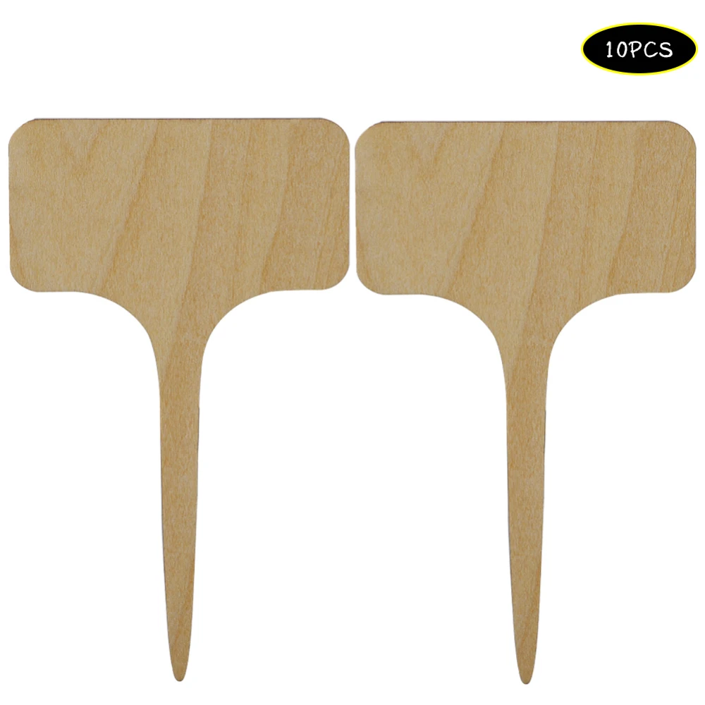 

10 шт деревянные знак теги завод маркеры для этикеток для овощных сад горшечные растения