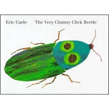 

The Very Clumsy Click Beetle Eric Carle children books baby learning english material escolar numeros y alfabeto