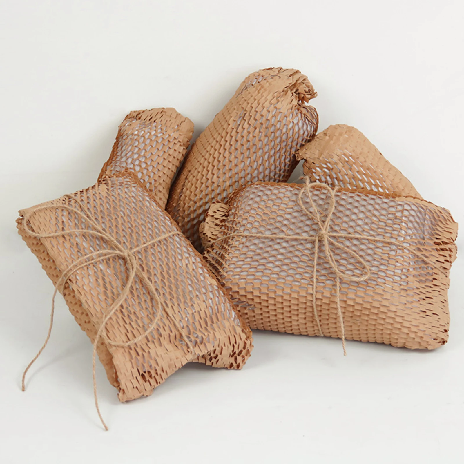 

Упаковочная бумага из крафтовой бумаги, амортизирующая упаковка сотовых ячеек, рулон для упаковки подарков, для самостоятельной сборки, уп...