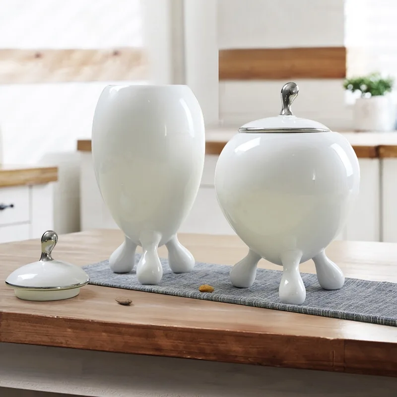 

Statue decoration storage tank receive practical candy box of contemporary sitting room tea table set decoration decoration