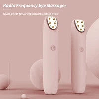 rf radio frequency rf eye massager facial skin anti wrinkle dark circle remove electric massager heating vibration massage pen