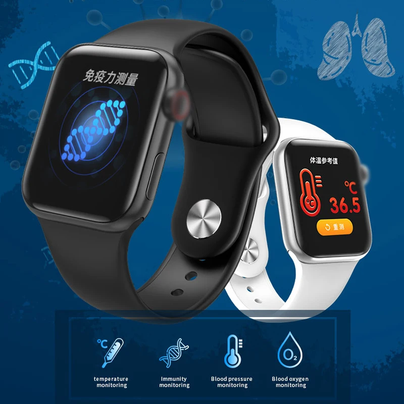 Новинка 2020 умные часы W58Pro мониторинг температуры тела и артериального давления