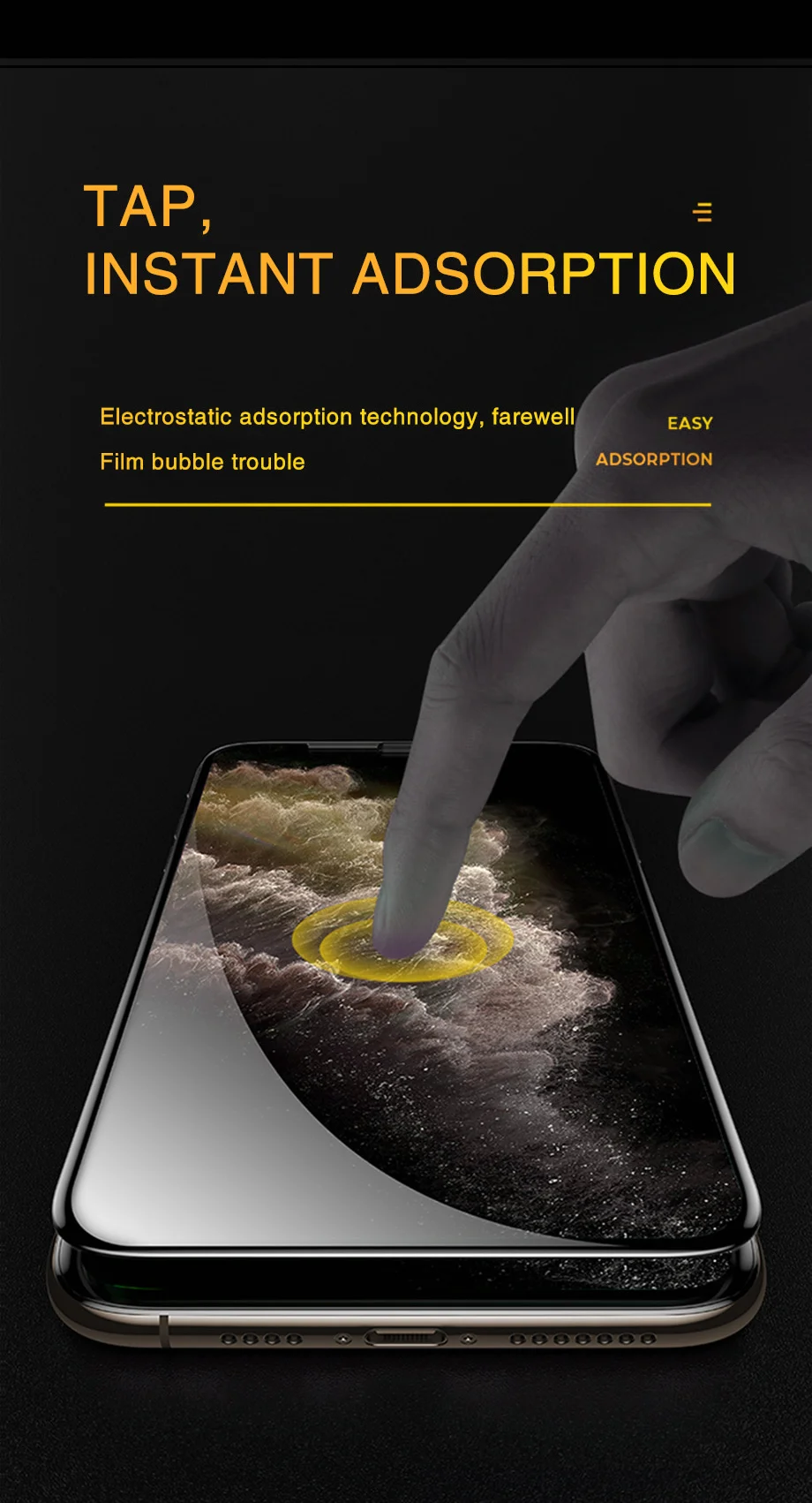 Полное покрытие защита экрана с закругленными краями для iPhone X Xr Xs 11 Pro Max закаленное стекло для iPhone 6 6s 7 8 Защитная стеклянная пленка