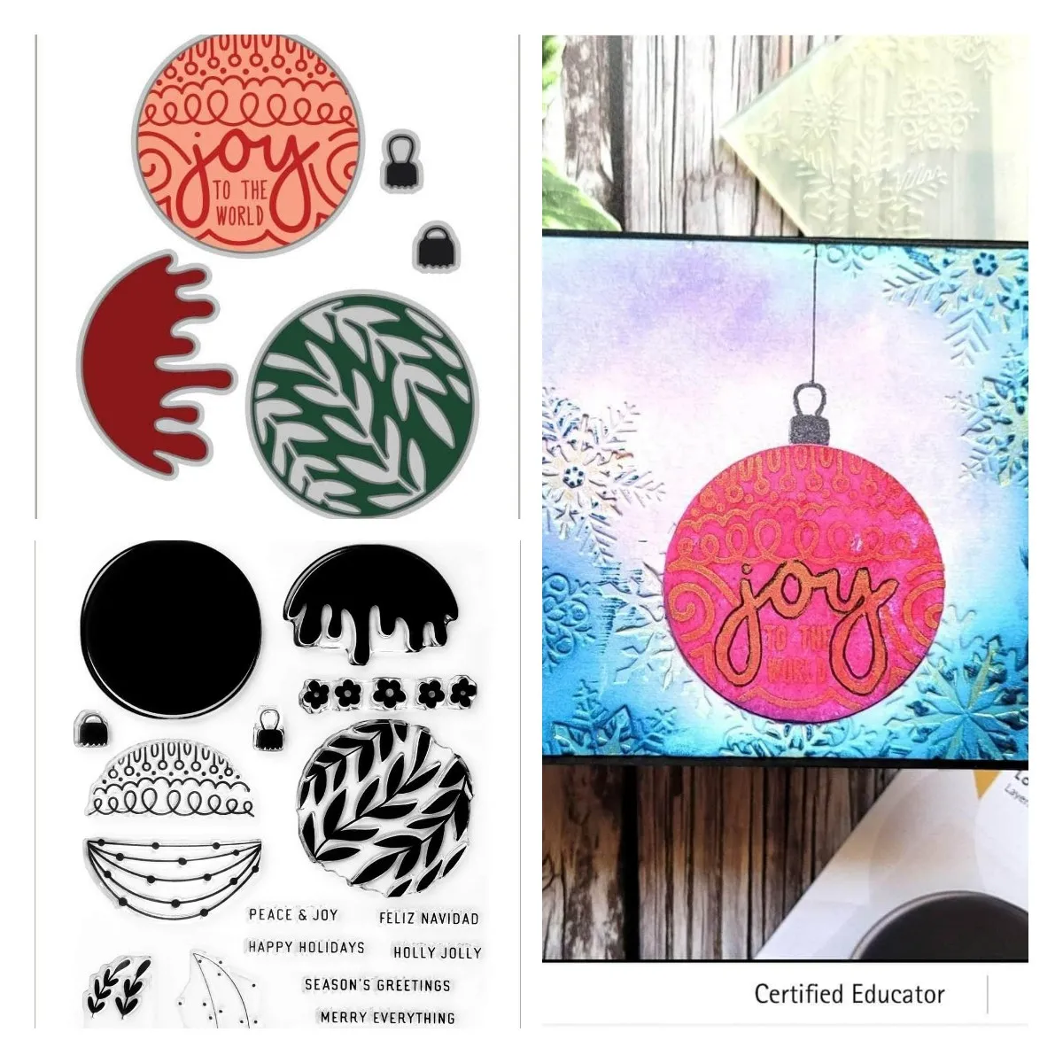 

Lovely Ornaments Joys New Clear Stamps Cutting Dies New Arrival 2021 Scrapbook Diary Decoration Embossing Template Diy