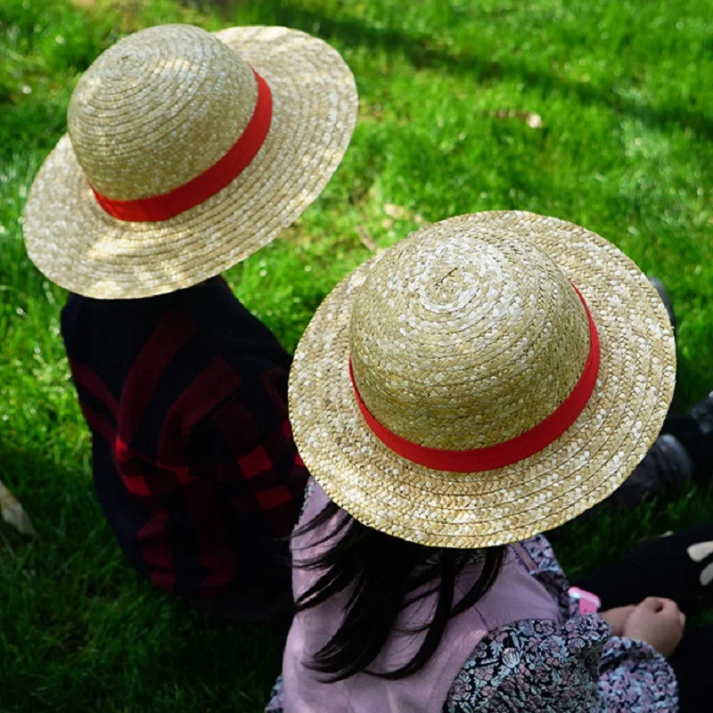 Шляпа Luffy Соломенная женская аксессуар для косплея из аниме цвет на выбор|Шапки