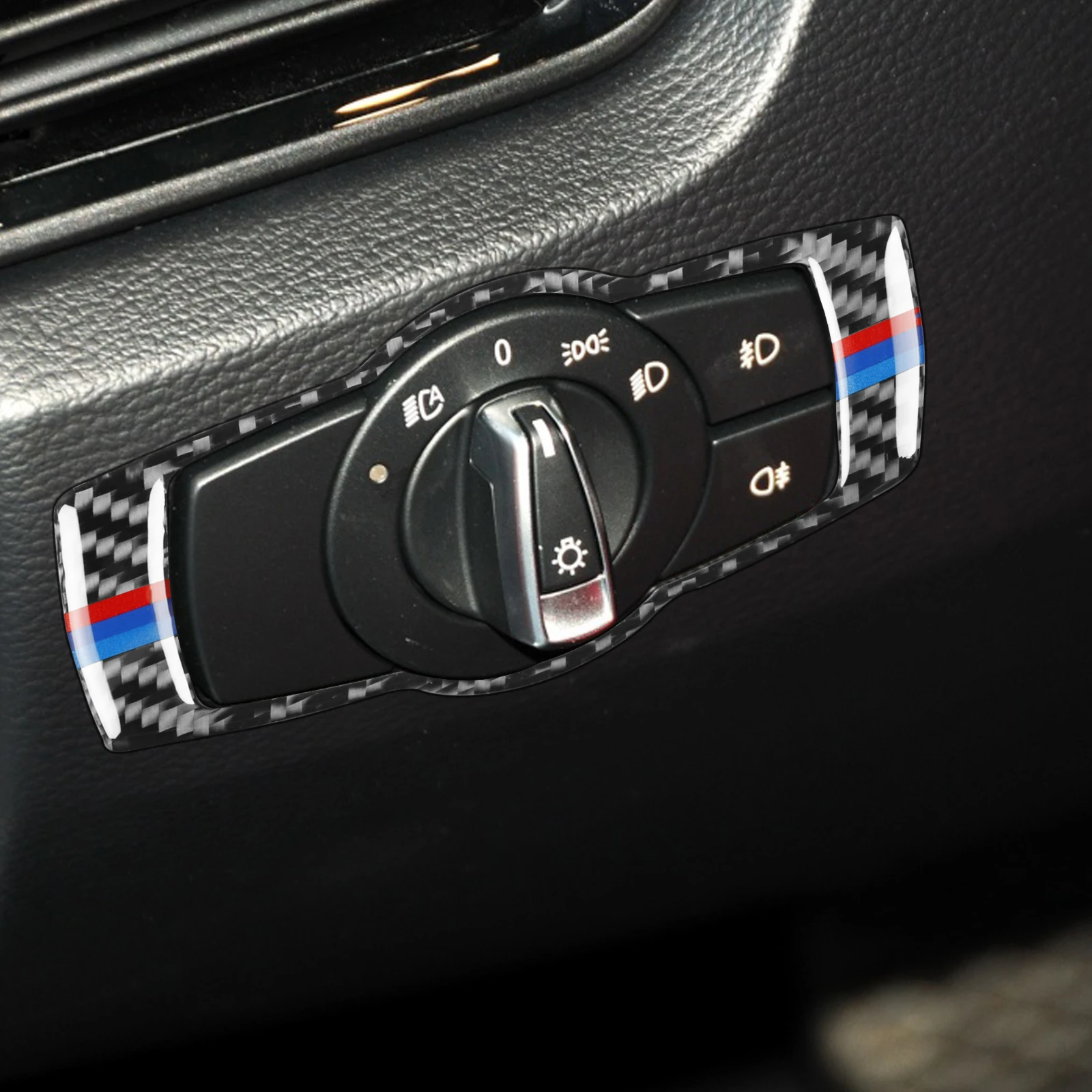 

It Is Suitable For BMW Decorative Frame Of BMW Old X1 E84 The Carbon Fiber Headlight Switch (11-15)