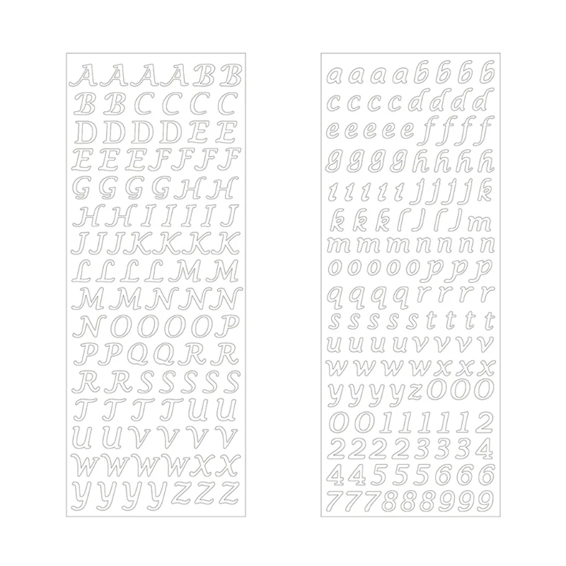 

English Letters Resin Filler Material Epoxy Stickers Mold Filling Accessories for DIY Crafts Jewelry Making Supplies B85D