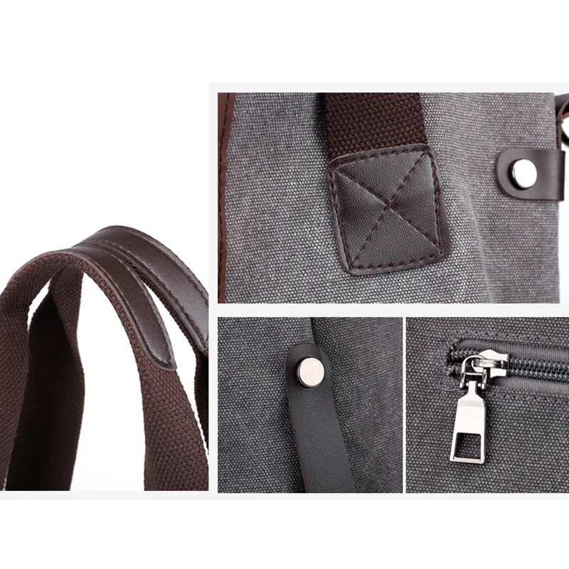 Large Canvas Tote Bag Women Canvas Casual Shoulder Bag Ladies Crossbody Bags Female Handbags Messenger Black Bags Bolsa Feminina