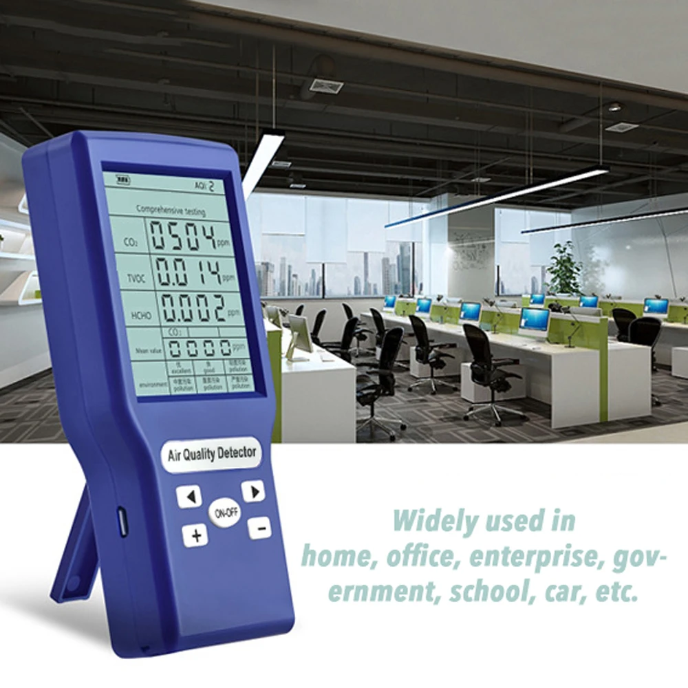 

Co2 meter Multifunctional CO2 ppm Meters Mini Carbon Dioxide Detector Gas Analyzer Protable Air Quality Monitor Home co2 sensor