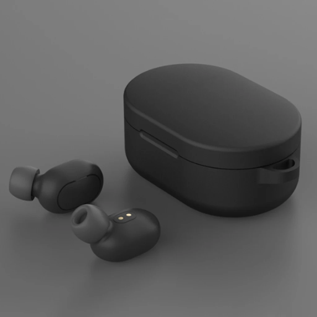 Силиконовый защитный чехол с кольцом для Xiaomi mi Red mi AirDots наушники Bluetooth модные беспроводные наушники