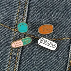 Волшебные капсулы для лекарств, броши, расслабляющая улыбка, Успокаивающая таблетка, эмалированные булавки, Мультяшные милые маленькие украшения для детских рубашек, значок для рюкзака