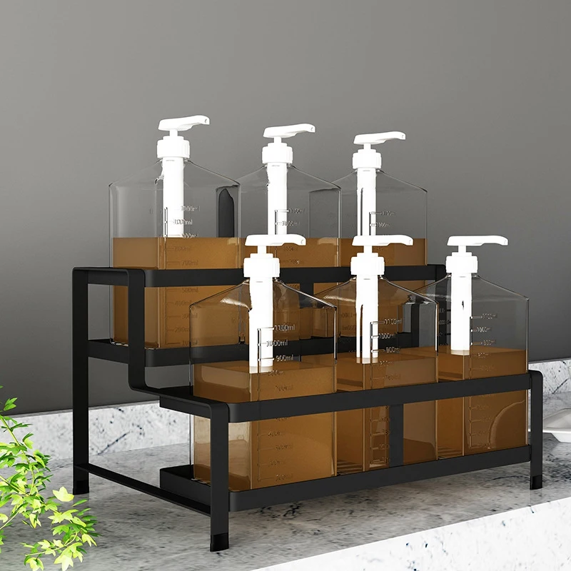 

Promotion! Sugar Pressure Bottle Fixed Shelf Stainless Steel Bottle Stand Display