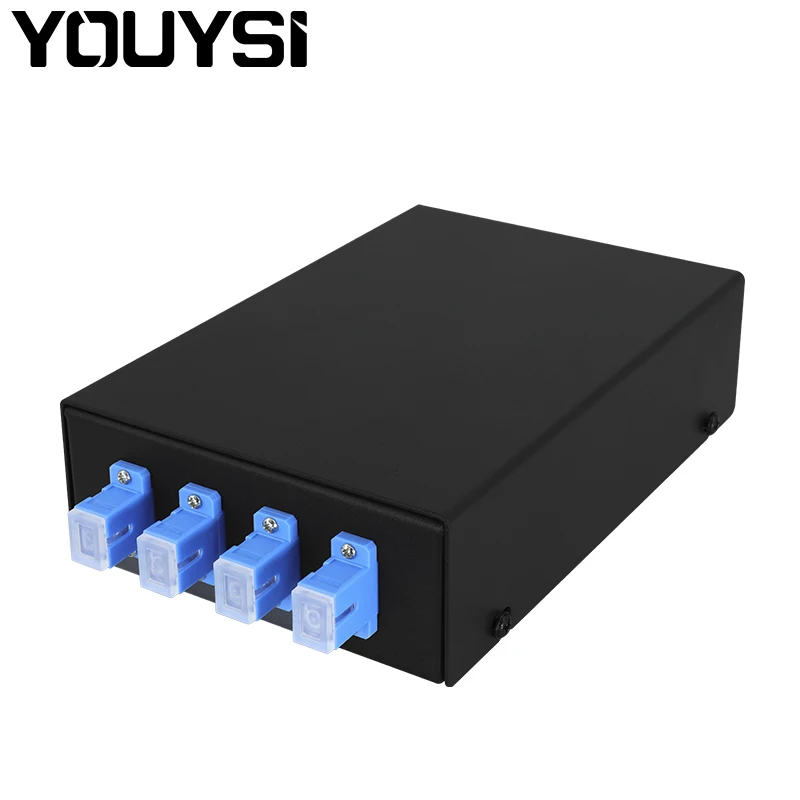 4-портовая оптоволоконная коммутационная панель UPC/APC Настольная волоконная