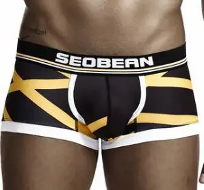 3 SEOBEAN, сексуальное мужское нижнее белье, calzoncillos, Мужская пижама, боксеры, calecon homme, нижнее белье, hombre slip - Цвет: 3