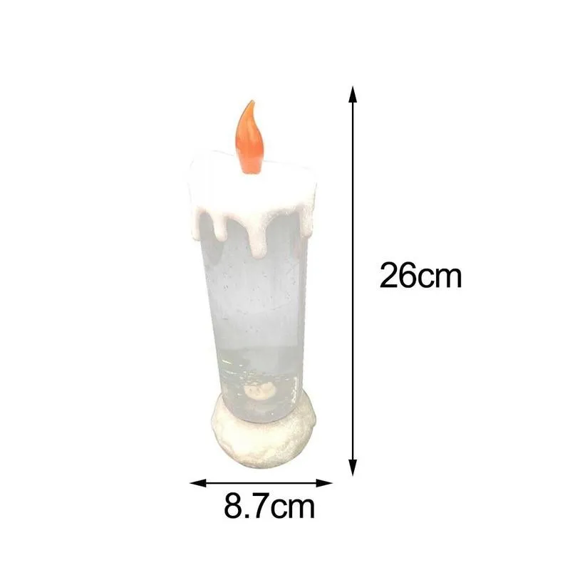 

Multiple Lighting Colour Electronic LED Waterproof Candle With Glitter Colour Changing Led Water Candle 1pc