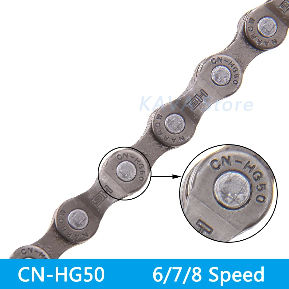 2018 Новый CN-HG50 6/-speed MTB/цепь для дорожного велосипеда 6 скоростей 7 8 горный велосипед