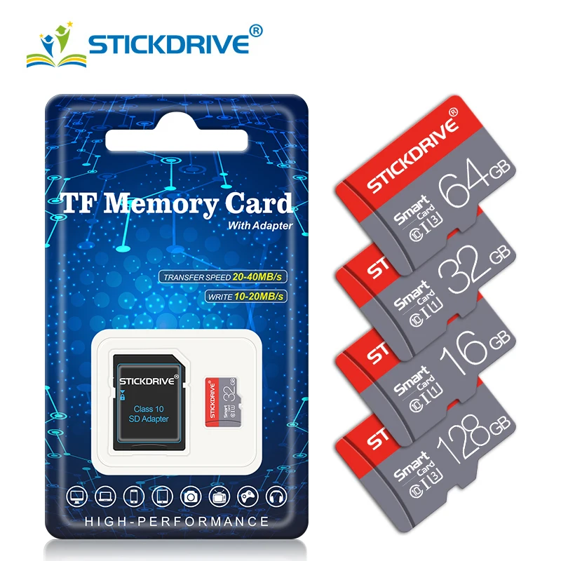 

100% Micro SD 10 TF Microsd 64 32 16 8 4