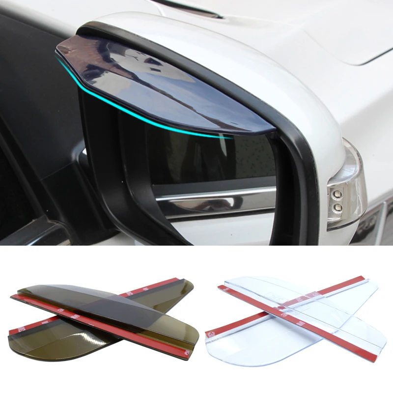 

2x Car Rearview Mirror Rain eyebrow Rain Cover For Kia Ceed Rio 3 4 Sportage 2018 Picanto Sorento Optima Carens Tiguan 2019