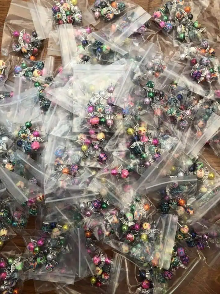 Ювелирные украшения в виде ангелов 150 шт. Подвески из искусственных Бусин DIY