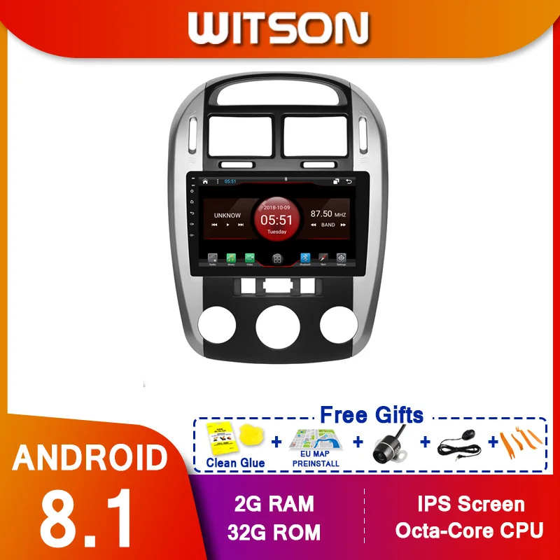 WITSON 9 &quotFULL HD сенсорный экран Android 10 0 Восьмиядерный Автомобильный GPS