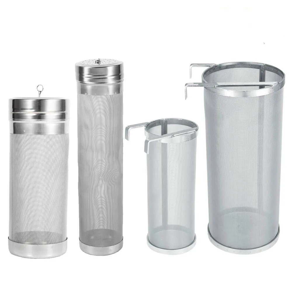 

Stainless Steel Beer Hop Filter 300 Micron Beer Beverage Filter DIY Cartridge For Home Brewed Beer Particles Hop Filter Beer
