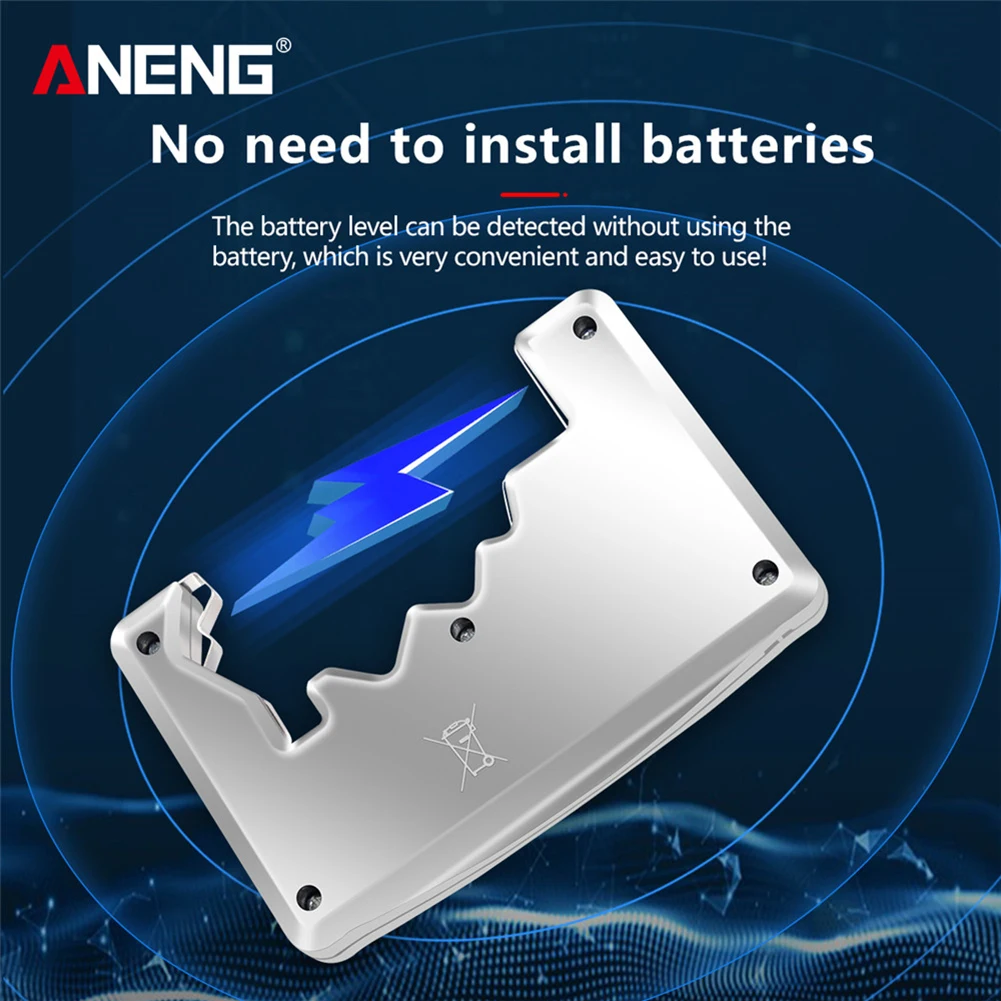 Universal AAA/AA Button Cell 9V Batteries Voltage Detection Analyzer Testing Meter Battery Tester Checker Tools | Инструменты