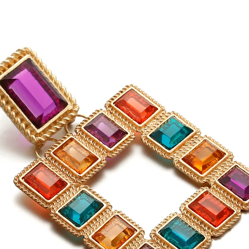 Женские серьги-подвески Match-Right яркие женские в африканском стиле ювелирные