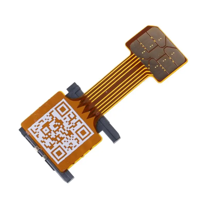 

C5AE Hybrid Double Dual SIM Card Adapter for android Phone Extender Nano Mic