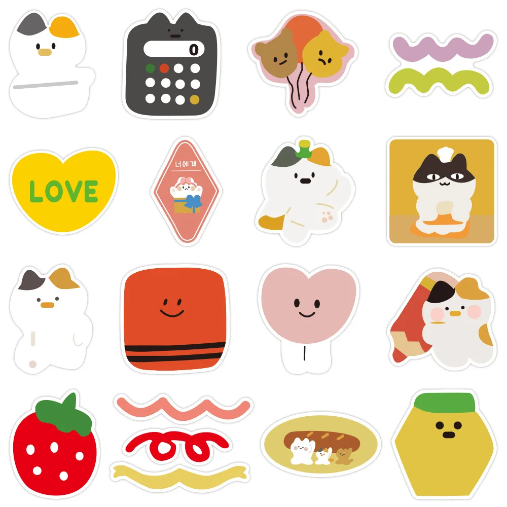 103050pcs fudge rabbit girl stickers laptop diy fridge guitar luggage phone office waterproof graffiti sticker decals kid toys free global shipping