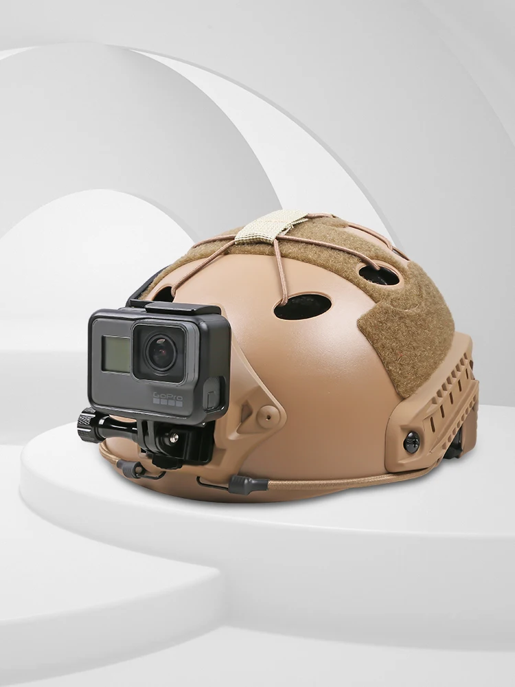 Алюминиевое Крепление SUREWO NVG совместимое с GoPro Hero 9/8/7/6/5 черного цвета тактическое