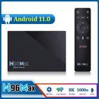 H96 MAX Смарт ТВ приставка Android 11 64G 2,45G Wi-Fi BT4.0 Rk3566 8K HD Google TV Box для Youtube Media Player Quad Core Декодер каналов кабельного телевидения