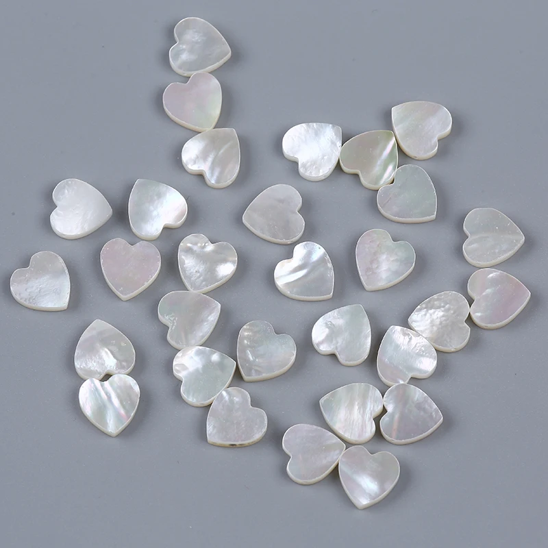 

Mother of pearl shell heart shape loose shell beads jewelry