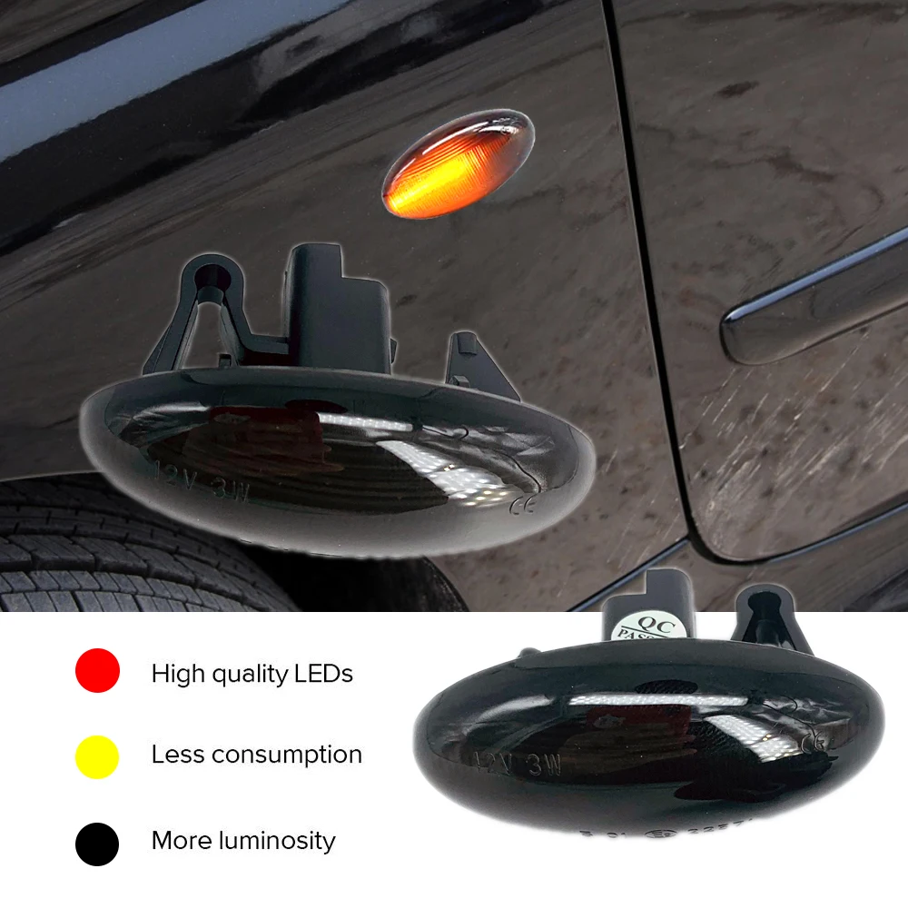 Светодиодный динамический боковой маркер поворотный сигнал последовательный
