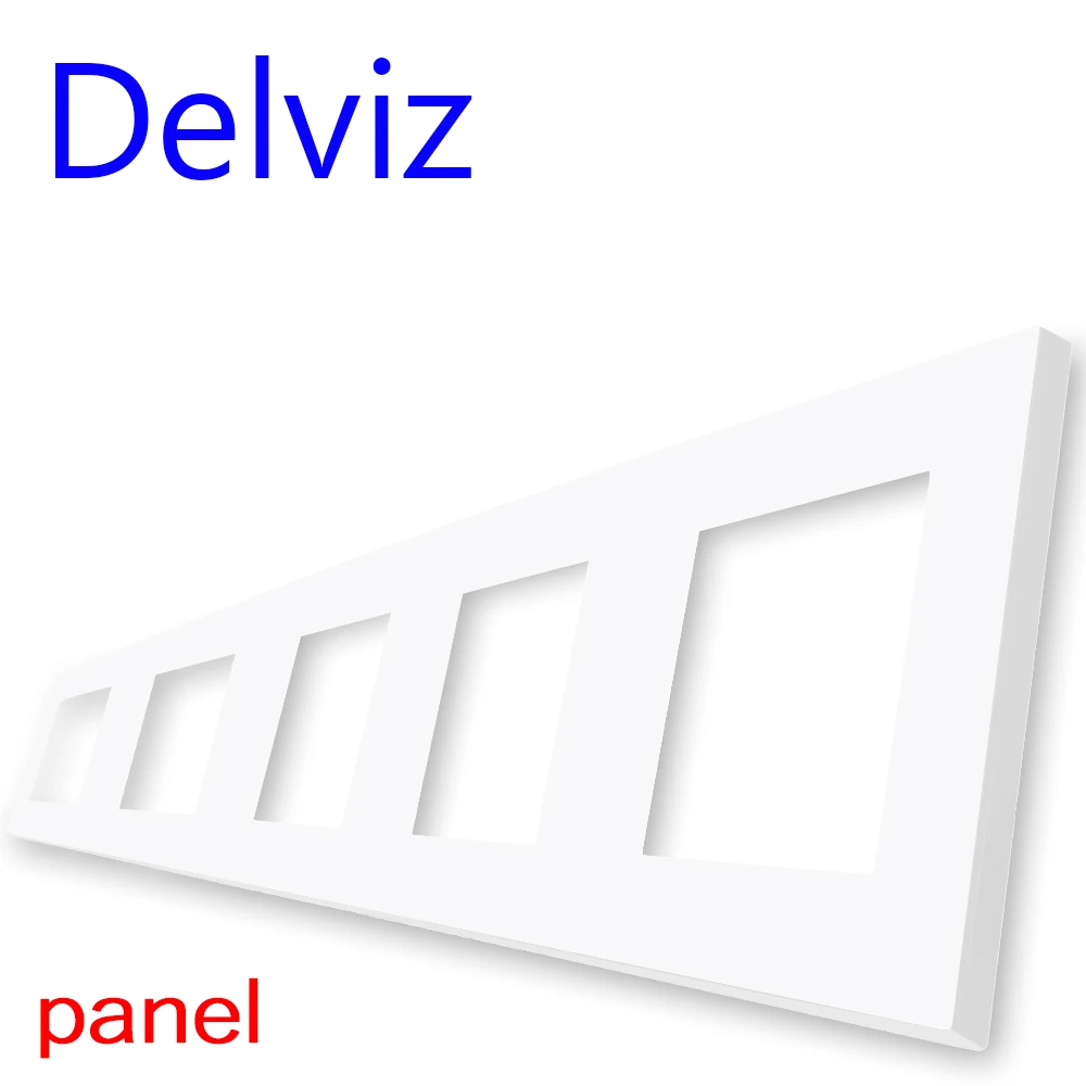 delviz diy combination switch socket connection multiple interfaces white panel rj45 tv 2 way switch eu standard power outlet free global shipping