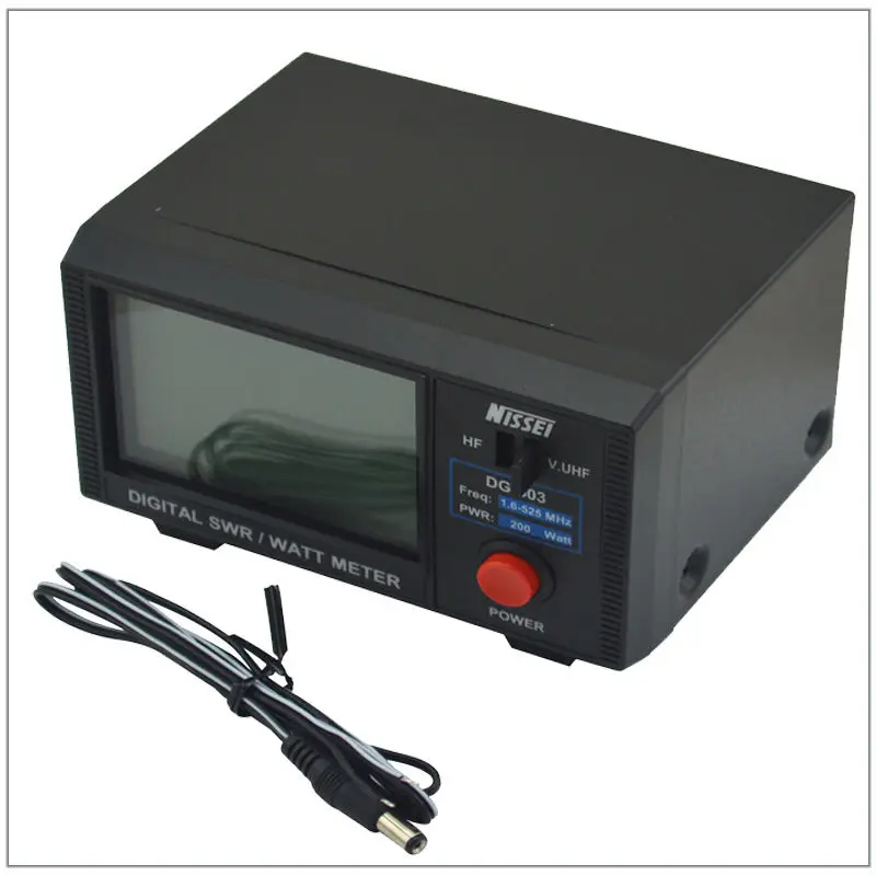 Оригинальный цифровой ЖК дисплей Nissei 3 5 &quotSwr &amp Wattmeter 1 6 60 МГц/125 525 МГц для