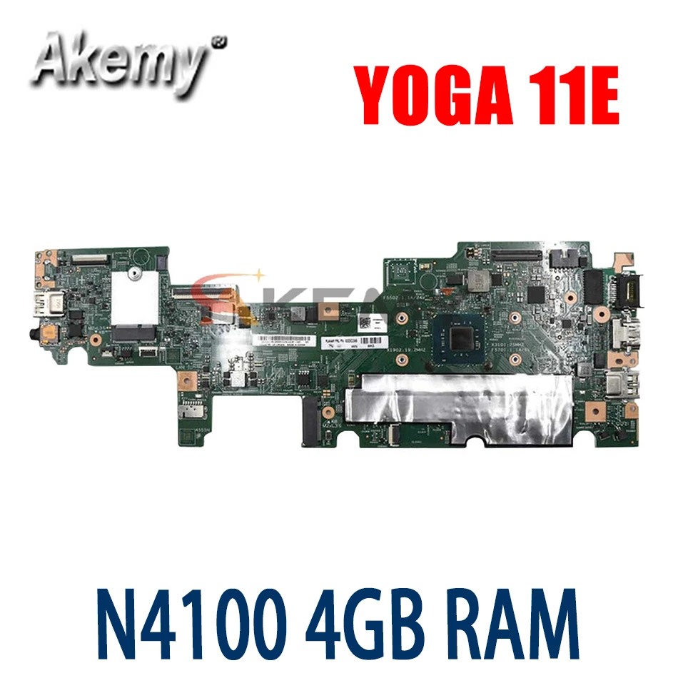 

02DC242 For LENOVO Thinkpad YOGA 11E Celeron N4100 Notebook Mainboard 17833-1M 448.0DA06.001M SR3S0 DDR3 Laptop motherboard