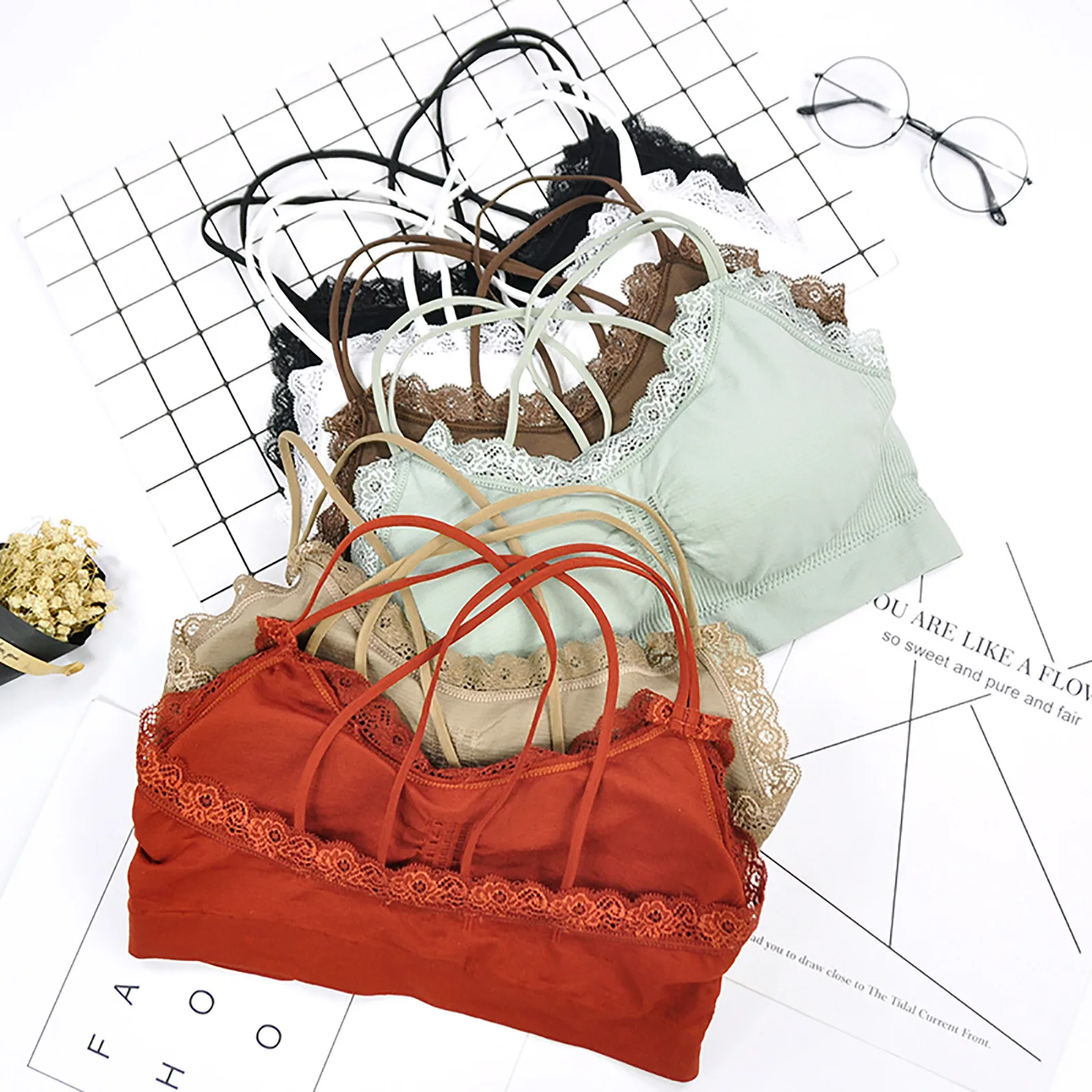 Французский Стиль бюстгальтер без косточек бесшовный с глубоким v образным