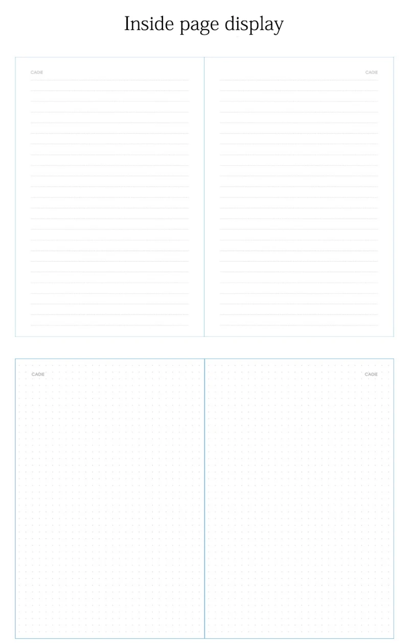 Пчела мягкая крышка пули блокнот точка сетка точечный журнал Bujo A5