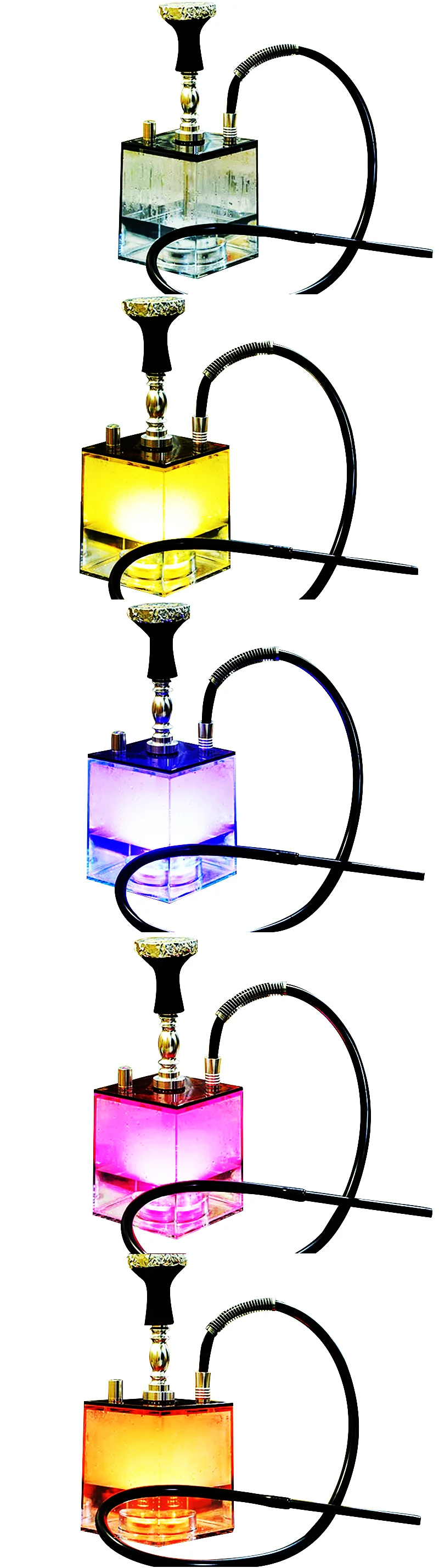 Арабский акриловый кальян набор, кальян Cachimba кальян наргиле светодиодный свет уголь Tigela кальян база Sisha Аксессуары Кальян лед